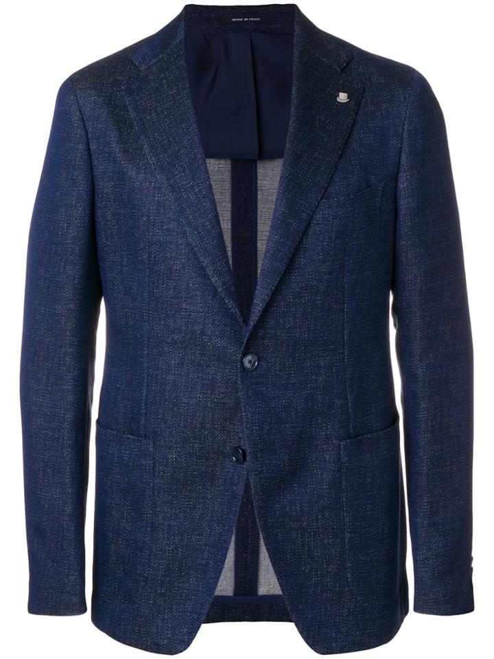 Tagliatore Slim-fit Blazer - Blue