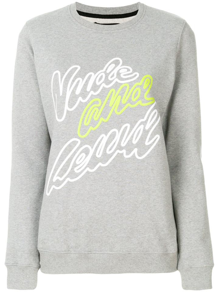 House Of Holland Logo Print Sweatshirt - Grey