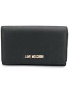 Love Moschino Foldover Wallet - Black