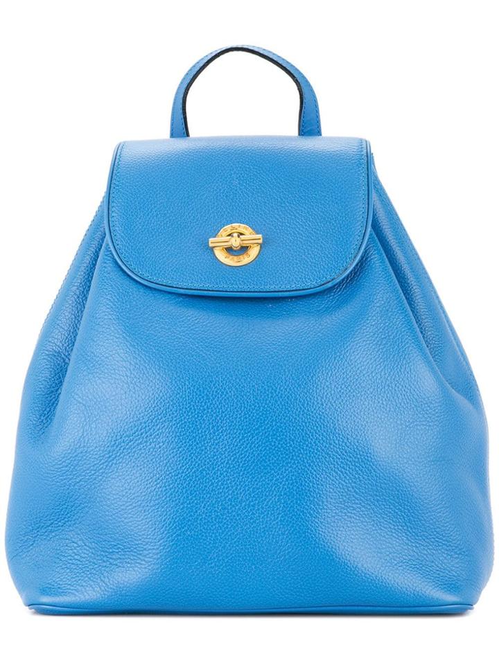 Céline Vintage Ring Logos Backpack - Blue