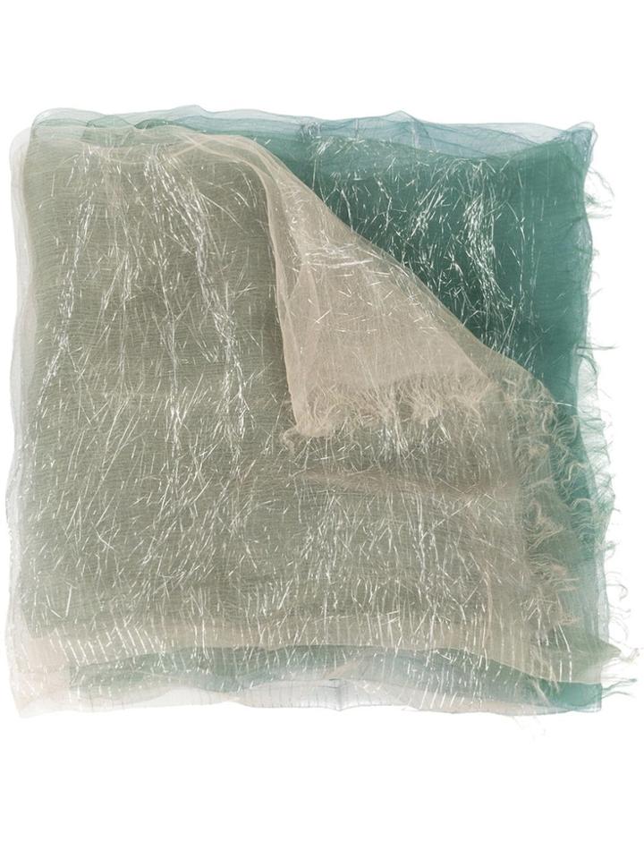 Faliero Sarti 'faliero Sarti Pour L'eclaireur' Scarf - Green