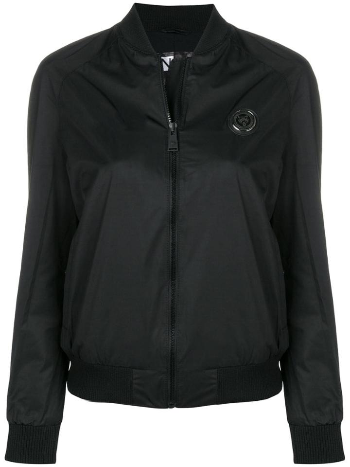 Plein Sport Slim Fit Bomber Jacket - Black