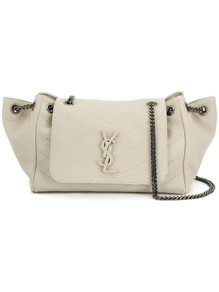 Saint Laurent Small Nolita Bag - Neutrals