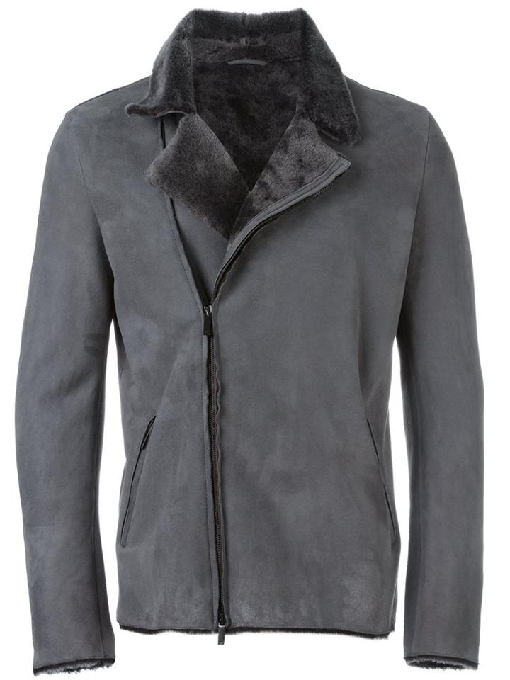 Emporio Armani Shearling Collar Jacket