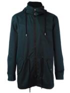 Diesel Black Gold Impermeable Parka, Size: 50, Green, Cotton/artificial Leather