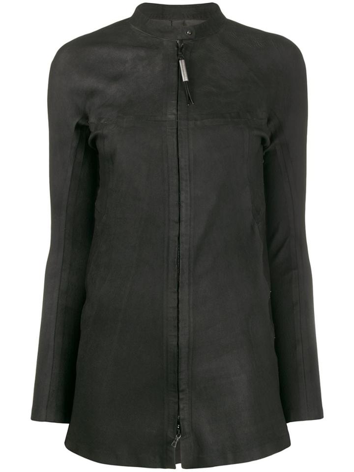 Isaac Sellam Experience Fitted Stretch Jacket - Grey