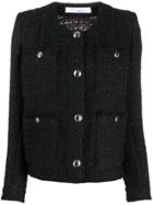 Iro Tetys Slim-fit Tweed Jacket - Black