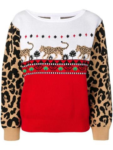 Hayley Menzies Knitted Sweatshirt - Red