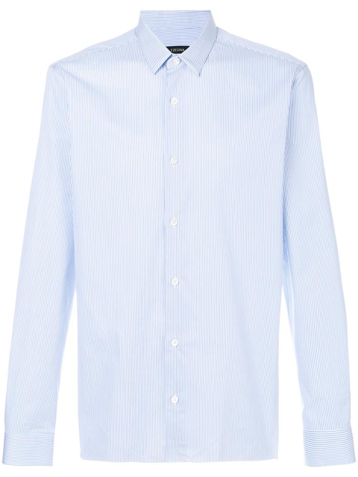 Z Zegna Classic Fitted Shirt - Blue