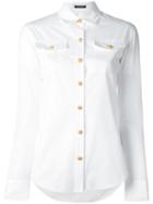 Balmain Classic Poplin Shirt, Women's, Size: 42, Cotton