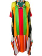 Pierre-louis Mascia Colour-block Maxi Dress - Green