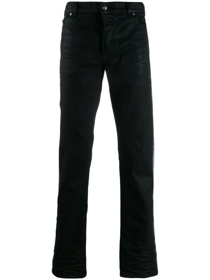 Balmain Spray Band Jeans - Black