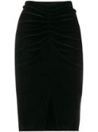 Iro Ruched Skirt - Black