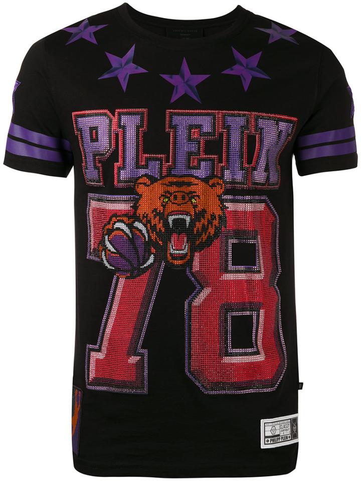 Philipp Plein - Printed T-shirt - Men - Cotton - L, Black, Cotton