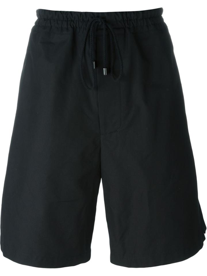 Berthold Drawstring Track Shorts - Black