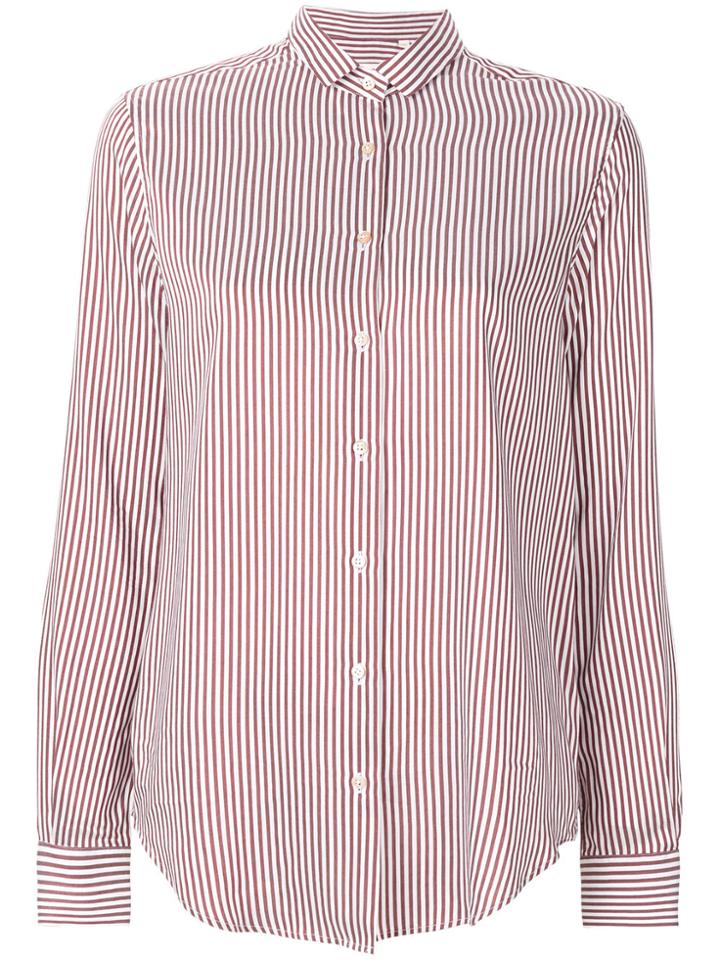Xacus Pinstripe Shirt - Pink & Purple