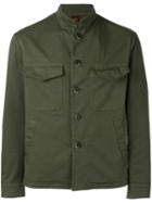 Barena Shirt Jacket, Men's, Size: 48, Green, Cotton/spandex/elastane