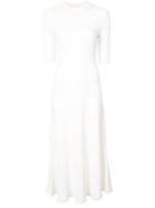 Proenza Schouler Staggered Rib Dress - White