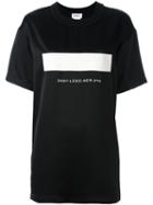 Dkny Donna Karan - Woman - T-shirt Acetato (look31), Women's, Size: Medium, Black, Polyester/triacetate/merino
