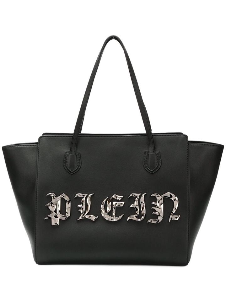 Philipp Plein Large Logo Tote - Black