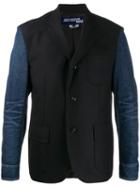 Junya Watanabe Denim Panelled Blazer - Black