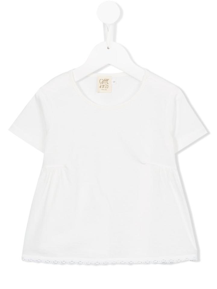 Caffe' D'orzo - Gloria T-shirt - Kids - Cotton - 10 Yrs, White