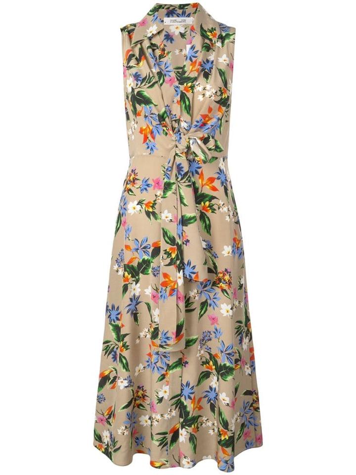 Diane Von Furstenberg Von Floral Print Dress - Multicolour