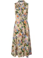 Diane Von Furstenberg Von Floral Print Dress - Multicolour
