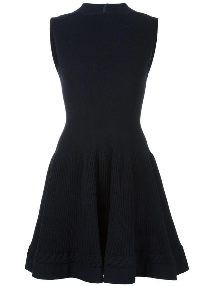 Alaïa Vintage Fit And Flare Dress - Blue