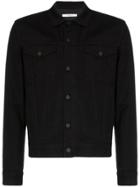 Givenchy Logo Embroidered Denim Jacket - Black