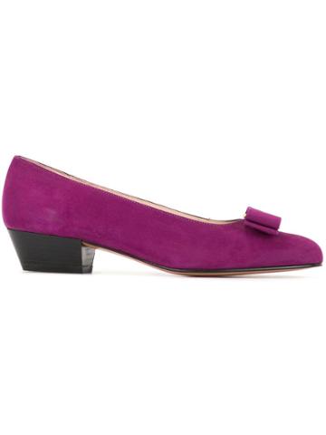 Salvatore Ferragamo Vintage Shoes Pumps - Purple