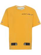 Off-white X Champion Yellow T Shirt - Yellow & Orange