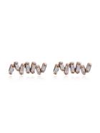 Suzanne Kalan Rose Gold And Diamond Fireworks Post Earrings - Pink