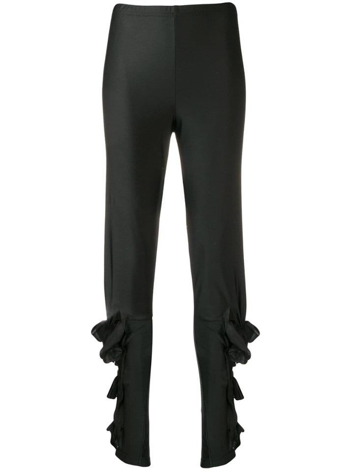 Comme Des Garçons Side Tie Leggings - Black