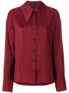 Joseph Pointed Collar Shirt - Red