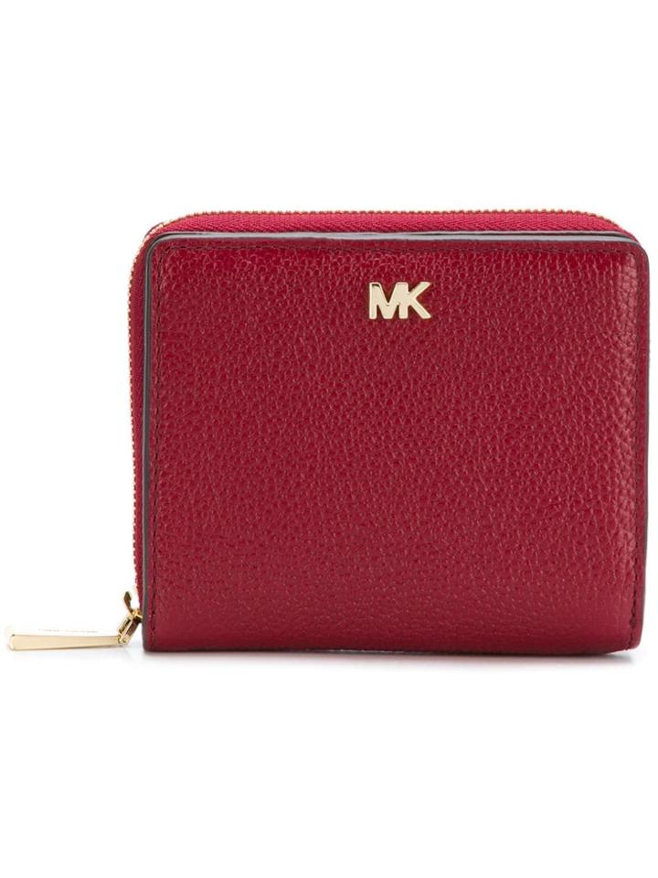 Michael Michael Kors Small Zip Around Wallet - Red