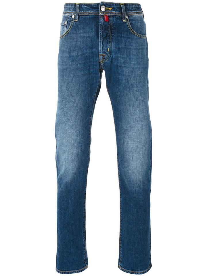 Jacob Cohen - Washed Stretch Denim Jeans - Men - Cotton/spandex/elastane - 31, Blue, Cotton/spandex/elastane