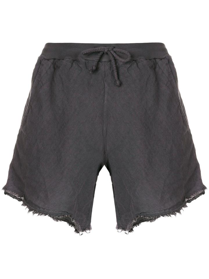 Lost & Found Rooms Raw Hem Shorts - Grey