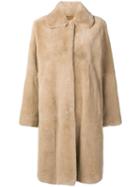 Manzoni 24 Collared Coat - Neutrals