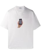 Sunnei Contrast Print T-shirt - White