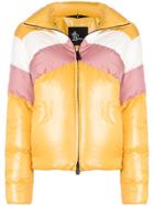 Moncler Grenoble Tricolour Puffer Jacket - Yellow & Orange