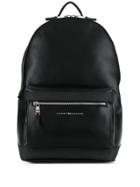 Tommy Hilfiger Large Logo Plaque Backpack - Black