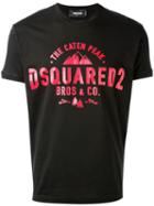 Dsquared2 - Caten Peak Printed T-shirt - Men - Cotton - M, Black, Cotton