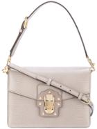 Dolce & Gabbana - Lucia Shoulder Bag - Women - Leather - One Size, Grey, Leather