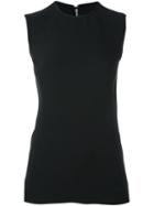Rick Owens Sleeveless Top, Women's, Size: 42, Black, Polyester/polyurethane