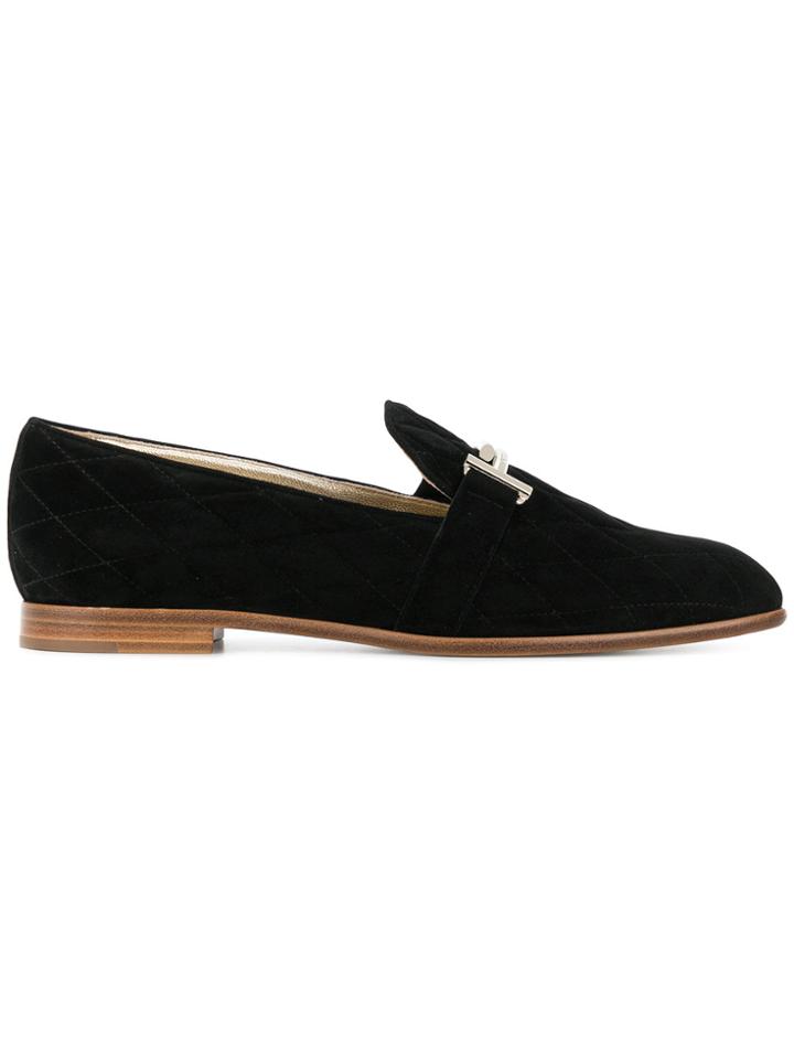 Tod's Double T Mocassins - Black