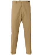 Pt01 Straight-leg Chinos, Men's, Size: 54, Nude/neutrals, Cotton/polyamide