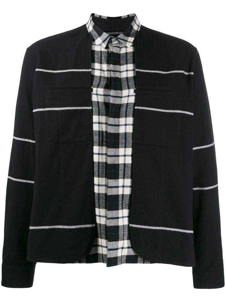 Haider Ackermann Checked Shirt Jacket - Black