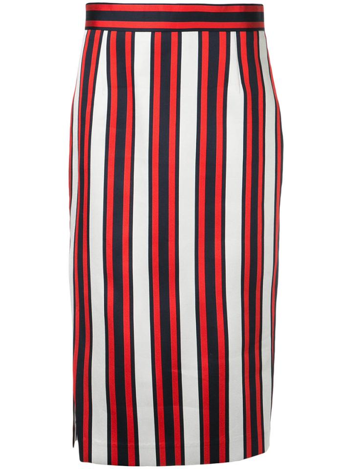 Smythe Striped Pencil Skirt - Multicolour
