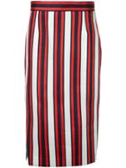 Smythe Striped Pencil Skirt - Multicolour